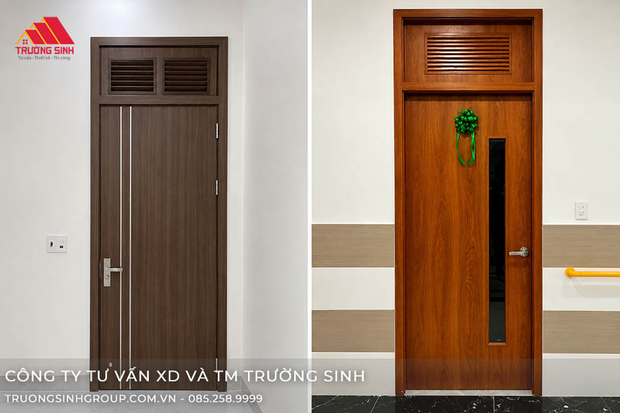 Cửa Composite có ô chớp